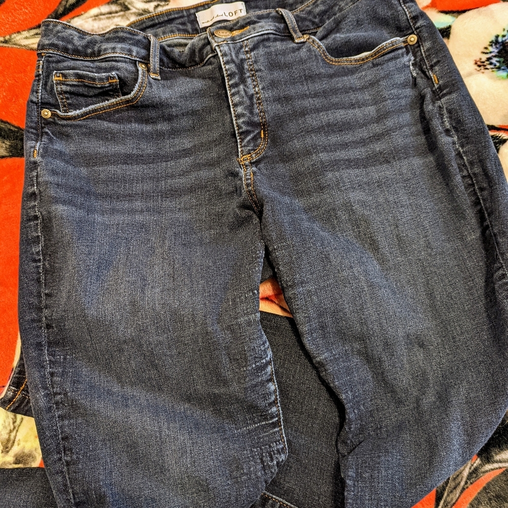 LOFT Curvy Petite Skinny Jeans